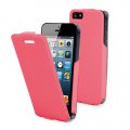 Muvit Etui Clapet Iflip Rose Apple Iphone 5/5s/se + Film**