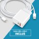 Chargeur Samsung Galaxy A21S ultra rapide 20 W fourni avec Cable USB-C 