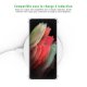 Coque Samsung Galaxy S21 Ultra 5G anti-choc souple angles renforcés transparente Coeur love Evetane.