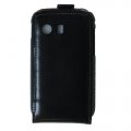 Etui clapet similicuir noir Samsung 5360