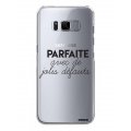 Coque Samsung Galaxy S8 rigide transparente Parfaite Avec De Jolis Défauts Dessin Evetane