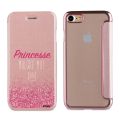 Etui iPhone 7/8/ iPhone SE 2020 souple rose gold Princesse Malgré Moi Ecriture Tendance et Design Evetane