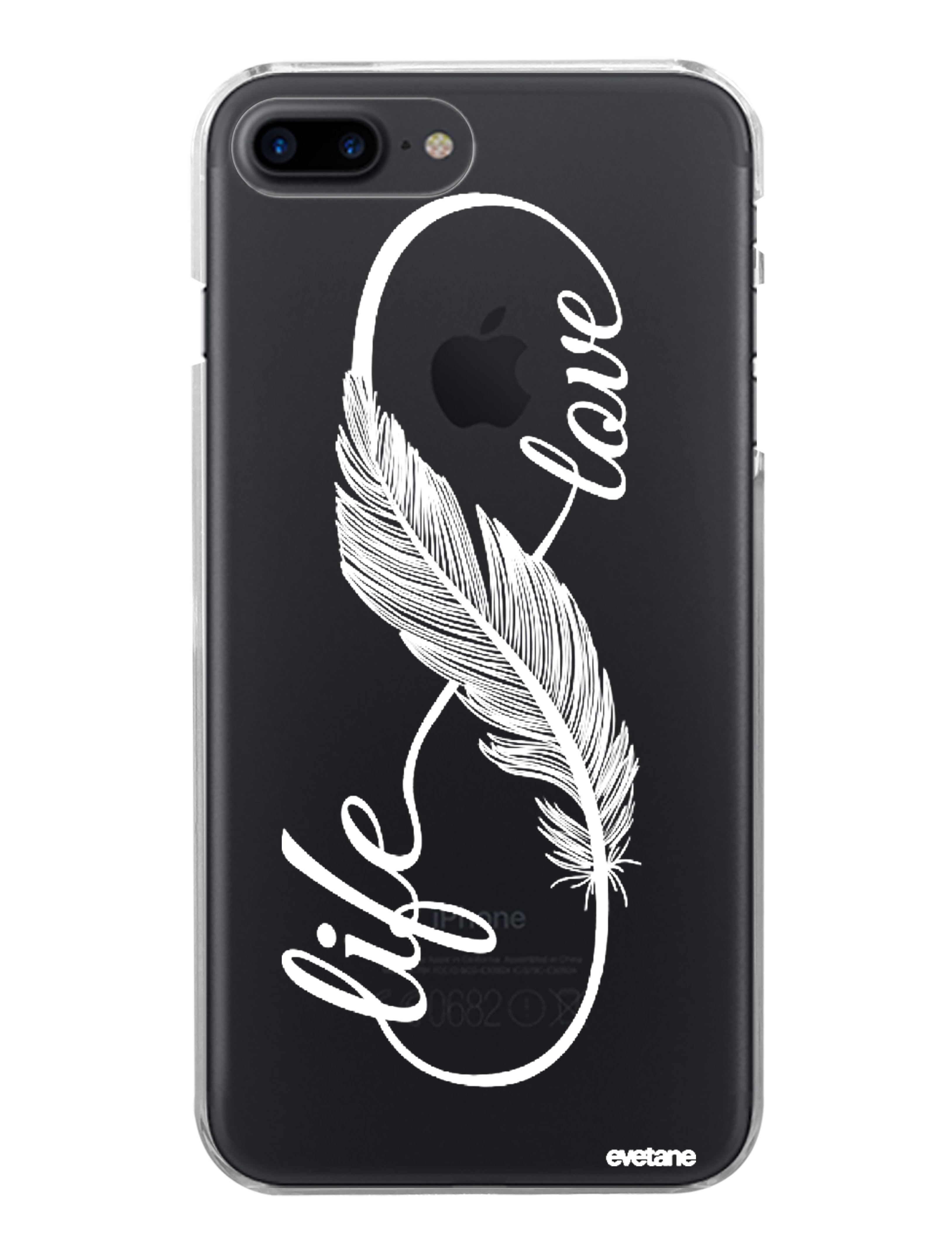 coque iphone 7 transparent love