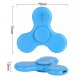 Fidget Spinner bleu avec Haut Parleur sans fil bluetooth et LED 