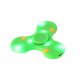 Fidget Spinner vert avec Haut Parleur sans fil bluetooth et LED 