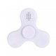 Fidget Spinner blanc avec Haut Parleur sans fil bluetooth et LED 