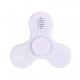 Fidget Spinner blanc avec Haut Parleur sans fil bluetooth et LED 