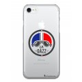 Coque iPhone 7/8/ iPhone SE 2020 rigide transparente Ca gazz Dessin La Coque Francaise