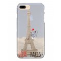 Coque iPhone 7 Plus/ 8 Plus rigide transparente Love Paris Dessin La Coque Francaise