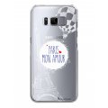 Coque Samsung Galaxy S8 Plus rigide transparente Paris mon Amour Dessin La Coque Francaise