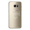 Coque Samsung Galaxy S7 Edge rigide transparente Sportif du dimanche blanc Dessin La Coque Francaise
