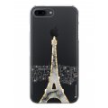 Coque iPhone 7 Plus/ 8 Plus rigide transparente Illumination de paris Dessin La Coque Francaise