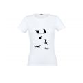 T-shirt Taille L Chat Lignes