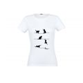 T-shirt Taille S Chat Lignes