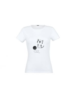 T-shirt Chat et Laine Taille L