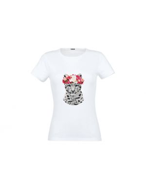 T-shirt Leopard Couronne Taille L