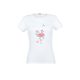 T-shirt Flamant Rose Graphique Taille L