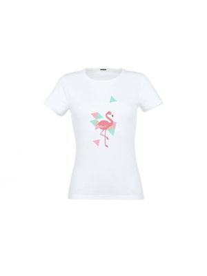 T-shirt Flamant Rose Graphique Taille L