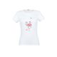 T-shirt Flamant Rose Graphique Taille S