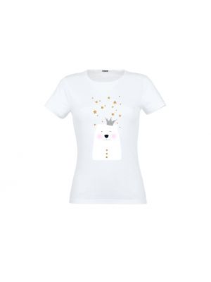 T-shirt Ours blanc Taille L