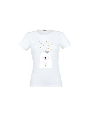 T-shirt Ours blanc Taille S
