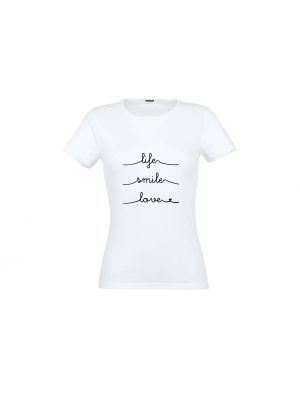 T-shirt Life, Smile, Love Taille M
