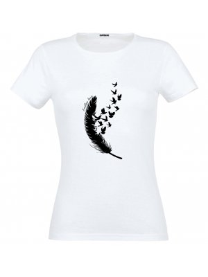 T-shirt Plume Taille S