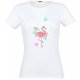 T-shirt Flamant Rose Graphique Taille S