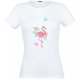 T-shirt Flamant Rose Graphique Taille S
