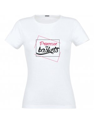 T-shirt Princesse En Baskets Taille M