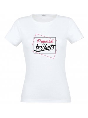 T-shirt Princesse En Baskets Taille L