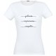 T-shirt Life, Smile, Love Taille S