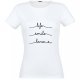 T-shirt Life, Smile, Love Taille L