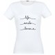 T-shirt Life, Smile, Love Taille S