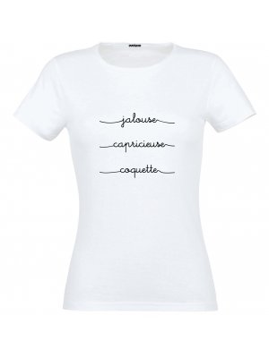 T-shirt Jalouse, Capricieuse, Coquette Taille S