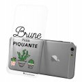 Coque iPhone 6 Plus / 6S Plus rigide transparente Brune mais piquante Dessin La Coque Francaise