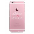 Coque iPhone 6/6S rigide transparente Jalouse et capricieuse blanc Dessin La Coque Francaise