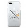 Coque iPhone 7 Plus/ 8 Plus rigide transparente Bricole et picole Dessin La Coque Francaise