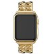Bracelet chaîne en acier inoxydable Or Compatible avec Apple Watch 38-40 