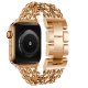 Bracelet chaîne en acier inoxydable Rose Gold Compatible Apple Watch 38-40 