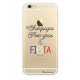 Coque rigide transparent Champagne Foie Gras et Fiesta bleu Blanc iPhone 6 Plus / 6S Plus