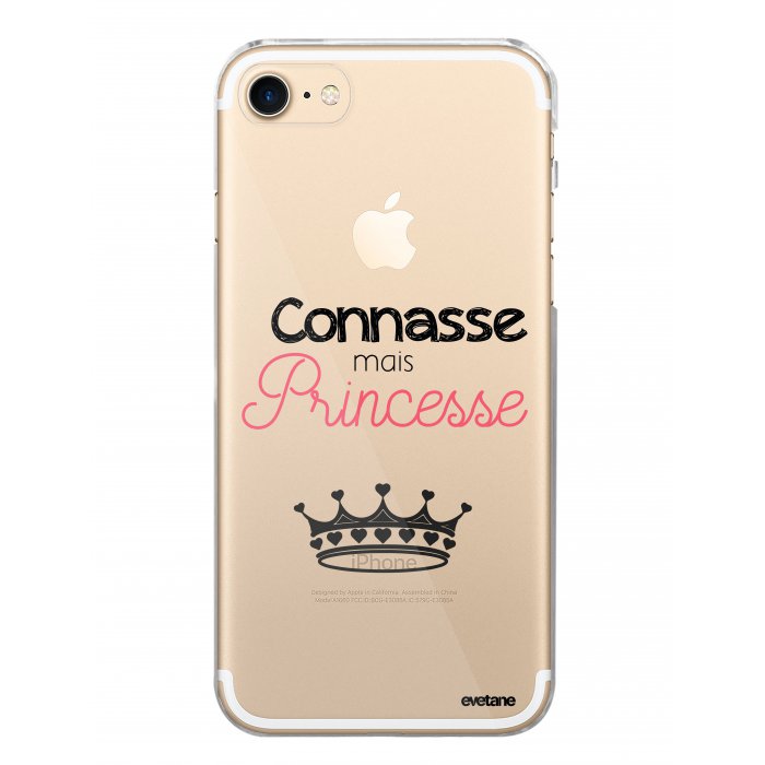 coque iphone 7 ecriture transparente