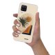 Coque Samsung Galaxy A12 360 intégrale transparente Palmier et Soleil beige Tendance Evetane.