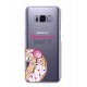 Coque rigide transparent Mademoiselle Bronzette pour Samsung Galaxy S8 Plus
