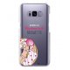 Coque rigide transparent Mademoiselle Bronzette pour Samsung Galaxy S8 Plus