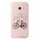 Coque rigide transparent Bicyclette Samsung A3 2017