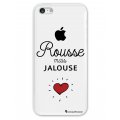 Coque iPhone 5C rigide transparente Rousse mais jalouse Dessin La Coque Francaise