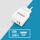 Chargeur Ultra rapide Double Port ( USB et USB-C) 20 W 