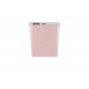 Batterie de secours 5 000 mAh finition métal rose gold