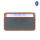 Haut-parleur Bluetooth 2 x 5 W - Gris & orange